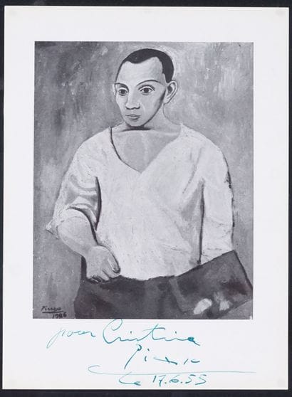 Pablo PICASSO
Photographie - autoportrait
Signée,...
