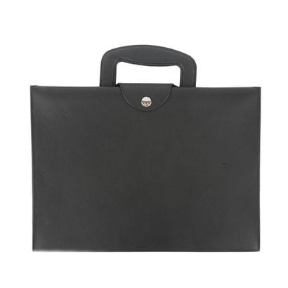 HERMÈS
Porte-document Hermès en cuir noir,...