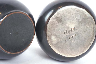 CHRISTOFLE, Luc LANEL (1893-1966)

Deux vases...