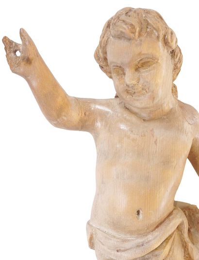 PUTTO

Sculpture en bois représentant un...