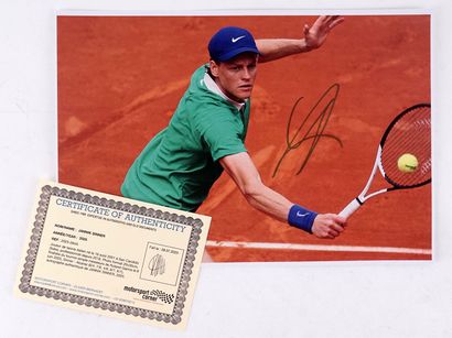 Jannick SINNER
Photo autographiée
Avec certificat...