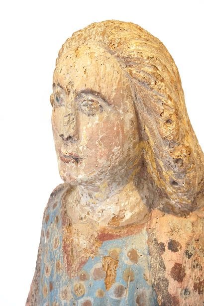 RELIGIOSA

Sculpture en bois polychrome d'un...