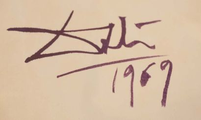 Salvador DALI (1904-1989) SIGNÉ

