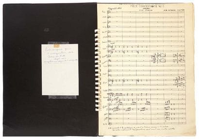 PARTITIONS DE MUSIQUE, Jean PAPINEAU-COUTURE...