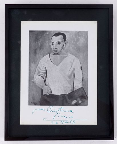 Pablo PICASSO
Photographie - autoportrait
Signée,...