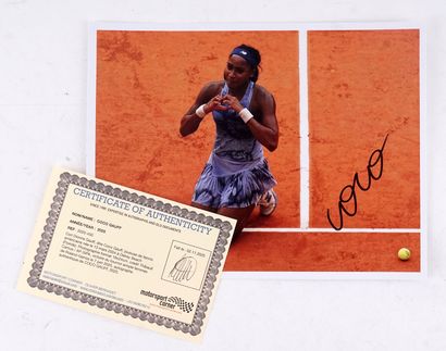 Coco GAUFF
Photo autographiée
Avec certificat...