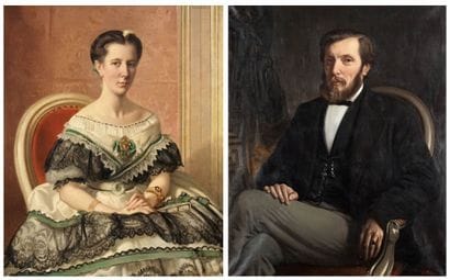MOTTEZ, Victor Louis (1809-1897) 
Portraits...
