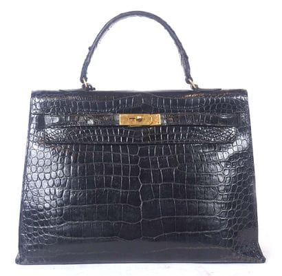 HERMÈS KELLY 
Sac Hermès Kelly en crocodile...