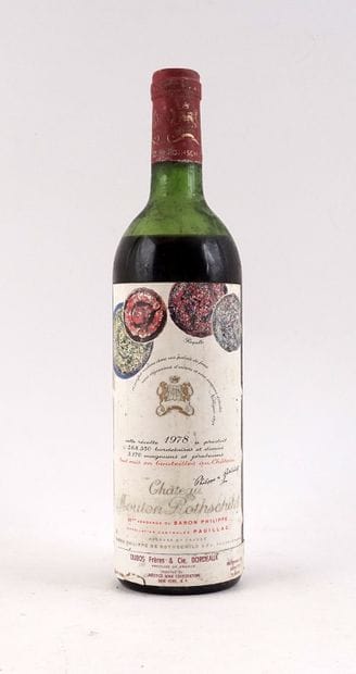 Château Mouton Rothschild 1978 - 1 boute...