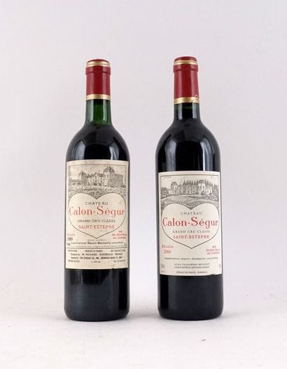 Château Calon-Ségur 1989 2000 - 2 boutei...