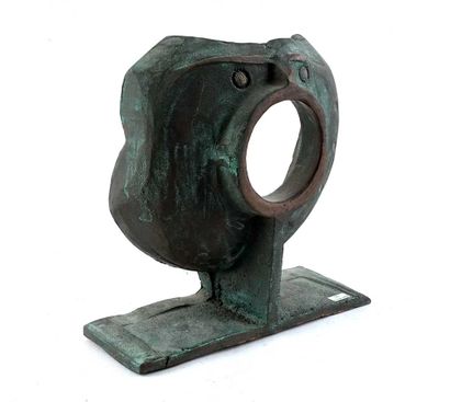 ÉCOLE CANADIENNE (XXe)
Visage
Bronze à patine...