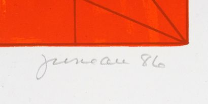 JUNEAU, Denis (1925-2014)
''Automne'' 
Sérigraphie
Signée...