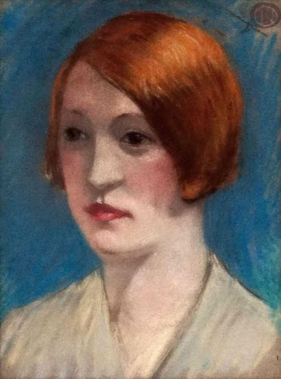 HÉBERT, Henri (1884-1950)
Sans titre - Portrait...