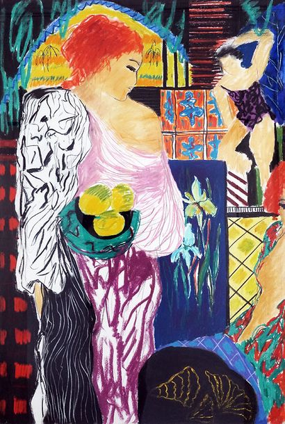ROCHON, Danièle (1946-)
Sans titre - Femmes
Diptyque,...