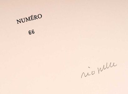 DERRIÈRE LE MIROIR

Édition de Juin 1966,...