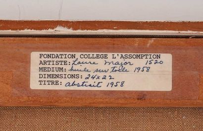 MAJOR, Laure (1930-2002)
