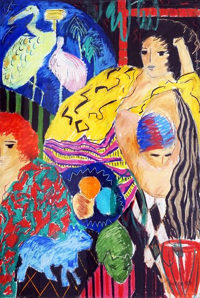 ROCHON, Danièle (1946-)
Sans titre - Femmes
Diptyque,...