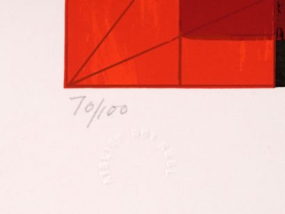 JUNEAU, Denis (1925-2014)
''Automne'' 
Sérigraphie
Signée...