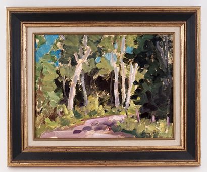 AYOTTE, Léo (1909-1976)
Sans titre - Paysage
Huile...