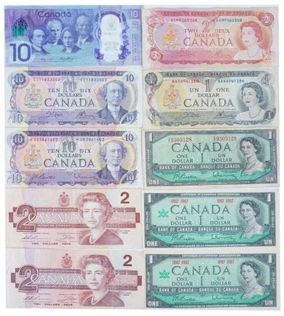 BILLETS DU CANADA
Lot de billets du Canada...