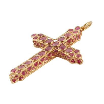 OR 18K, RUBIS / 18K GOLD, RUBIES
Pendentif...