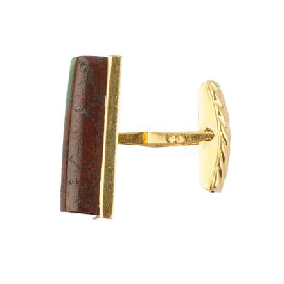 JEAN ÉTÉ, OR 18K, JASPE / 18K GOLD
Boutons...