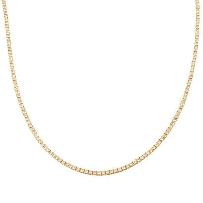 OR 14K, DIAMANTS
Collier rivière en or jaune...