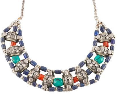 NAVAJO
Collier ras-du-cou et bracelet en...