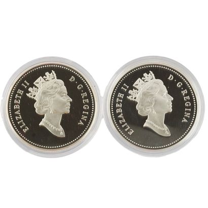 1$ CANADA / SILVER 0.925
Lot de pièce de...