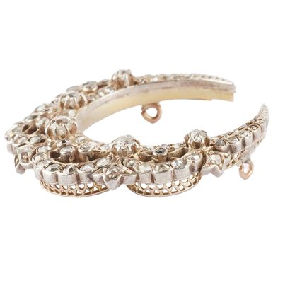 OR 18K, DIAMANTS, ARGENT/ 18K GOLD, DIAMONDS,...