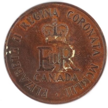 ELIZABETH II REGINA CORONATA MCMLIII
Médaille...