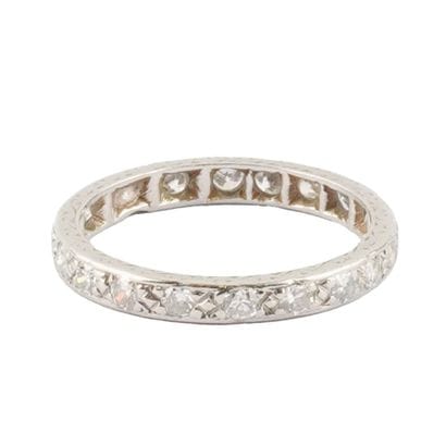 OR 18K / 18K GOLD
Bague en or blanc 18K sertie...