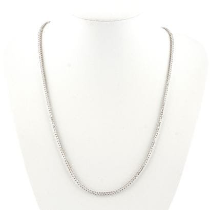 OR 14K / 14K GOLD
Collier rivière en or blanc...