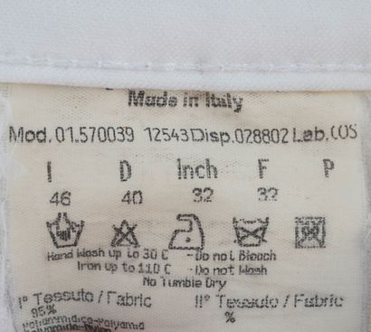FENDI
Pantalon Fendi en tissu crème.
Taille:...