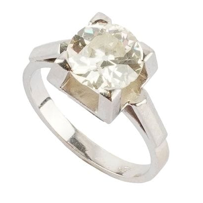 OR 18K, DIAMANT 2.14 ct VS1 / 18 GOLD, 2.14...
