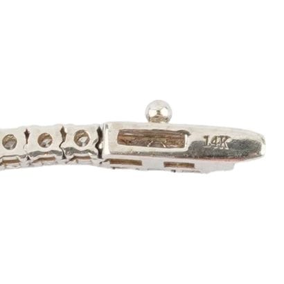 OR 14K / 14K GOLD
Collier rivière en or blanc...