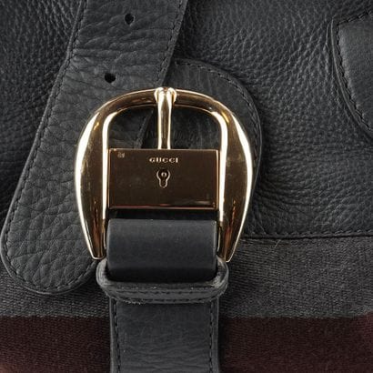 GUCCI
Sac de voyage Gucci en cuir gris foncéà...