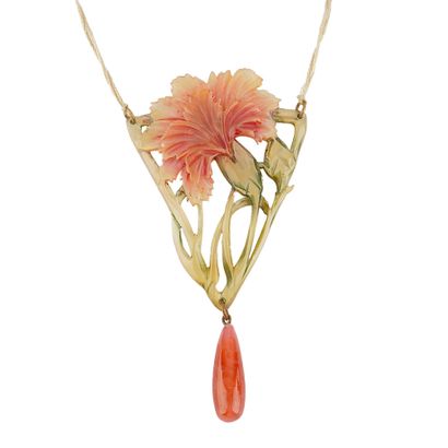 Attribué à ELIZABETH BONTÉ
Collier ancien...