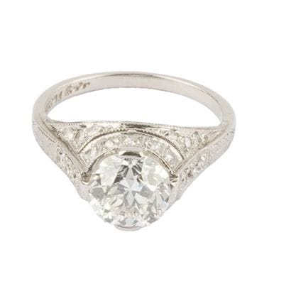 PLATINE, DIAMANT 1.90 ct VVS -G
Bague en...