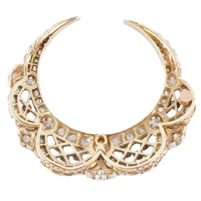 OR 18K, DIAMANTS, ARGENT/ 18K GOLD, DIAMONDS,...