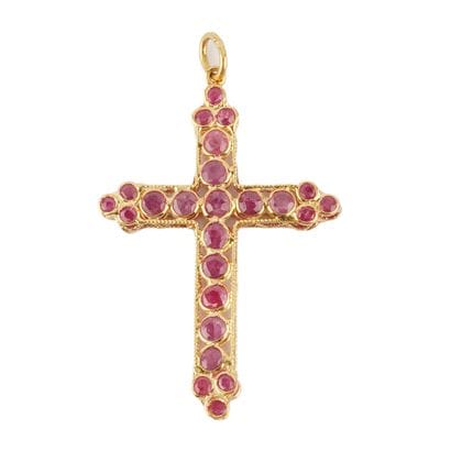 OR 18K, RUBIS / 18K GOLD, RUBIES
Pendentif...