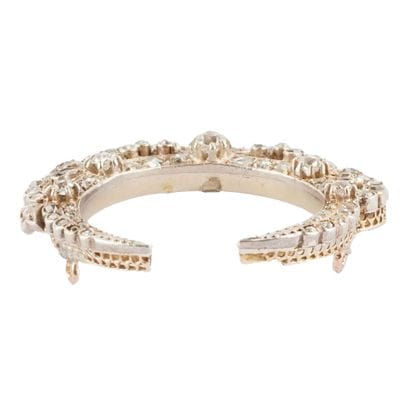 OR 18K, DIAMANTS, ARGENT/ 18K GOLD, DIAMONDS,...