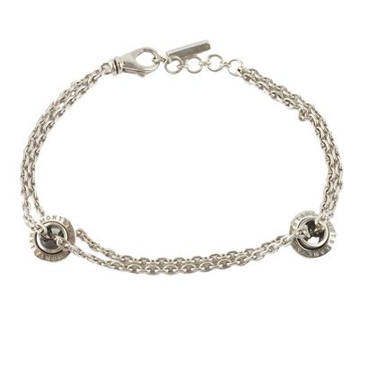 MONTBLANC
Bracelet Montblanc en argent 
Poids...