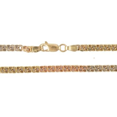 OR 14K /14K GOLD
Chaîne en or de trois tons...