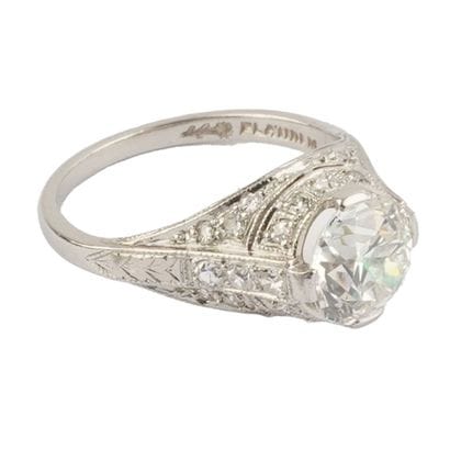 PLATINE, DIAMANT 1.90 ct VVS -G
Bague en...