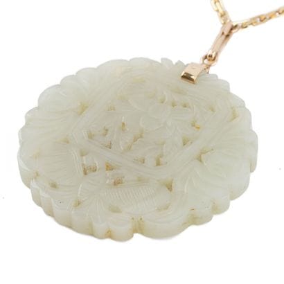 PYROXÈNE
Collier coposé de perles et anneaux...
