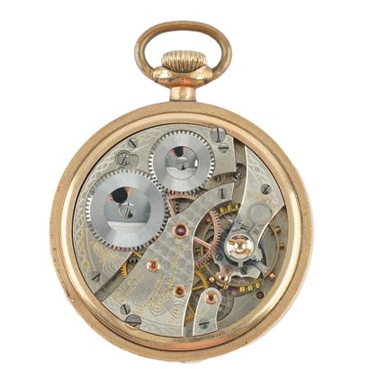 WALTHAM
Montre à gousset Waltham en plaqué...