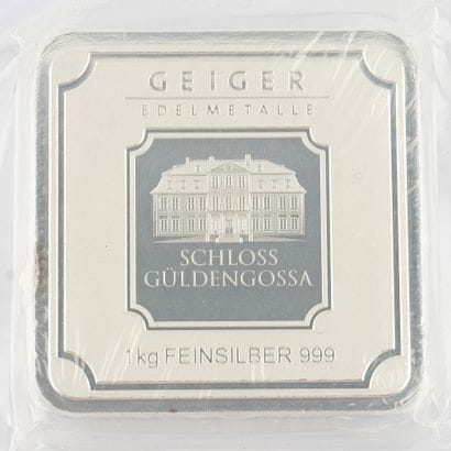 GEIGER EDELMETLLE / SILVER 0.999
Lingot Geiger...