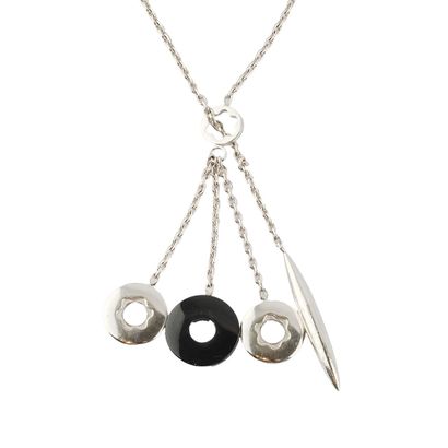 MONTBLANC
Collier Monblanc en argent, pendentif...