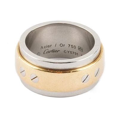 CARTIER SANTOS
Bague Cartier Santos en acier...